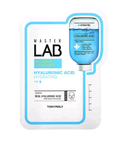 Tony Moly Master Lab, Hyaluronic Acid Beauty Mask, Hydrating, 1 Sheet, 19 g