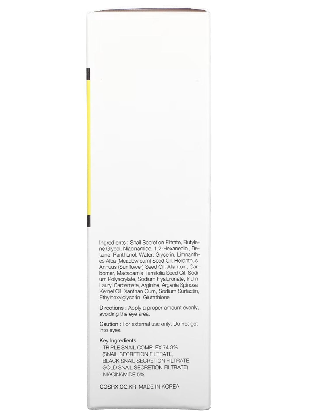 CosRx,
Advanced Snail Radiance Dual Essence, 2.70 fl oz (80 ml)