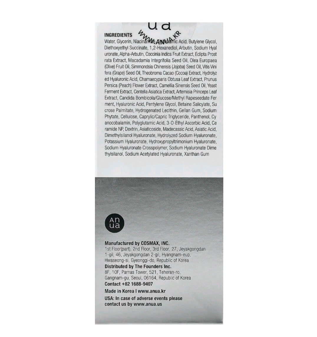 Anua Niacinamide 10 TXA 4 Serum, 1.01 fl oz (30 ml)