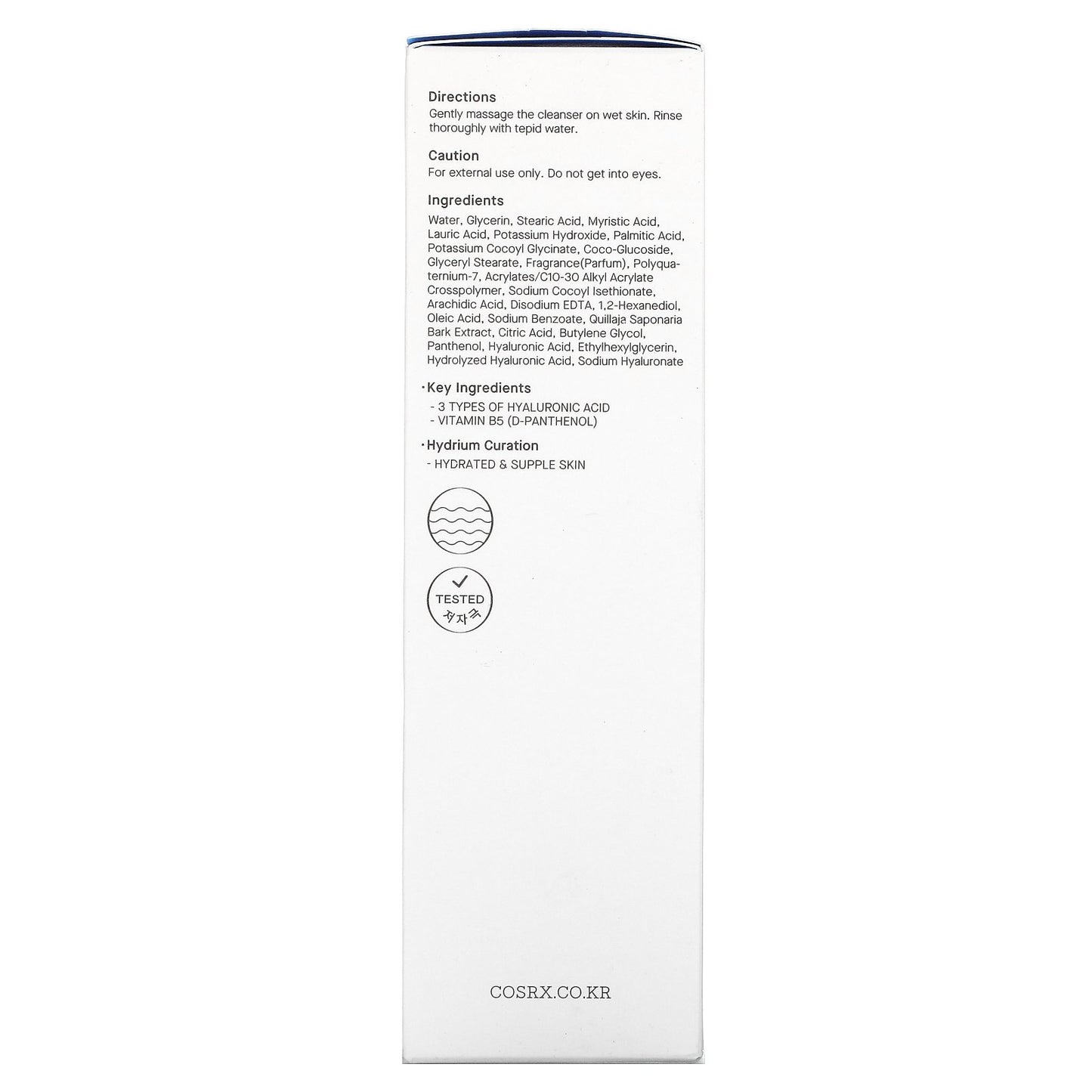 Cosrx, Hydrium Triple Hyaluronic Moisture Cleanser