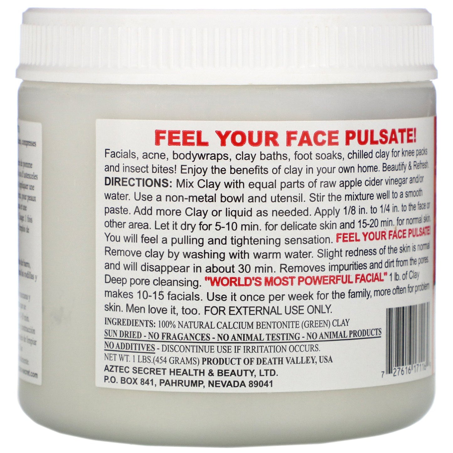 Aztec Secret, Indian Healing Clay