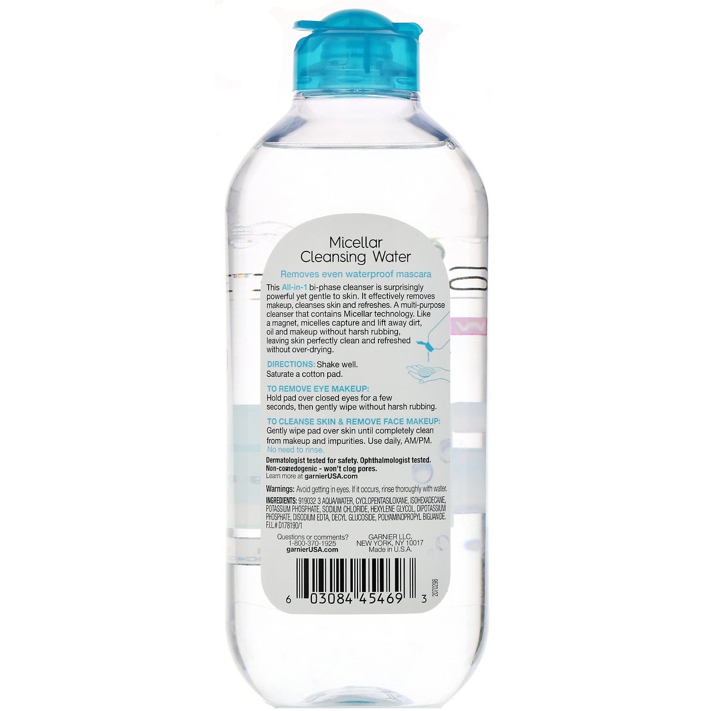 Garnier, SkinActive, Micellar Cleansing Water