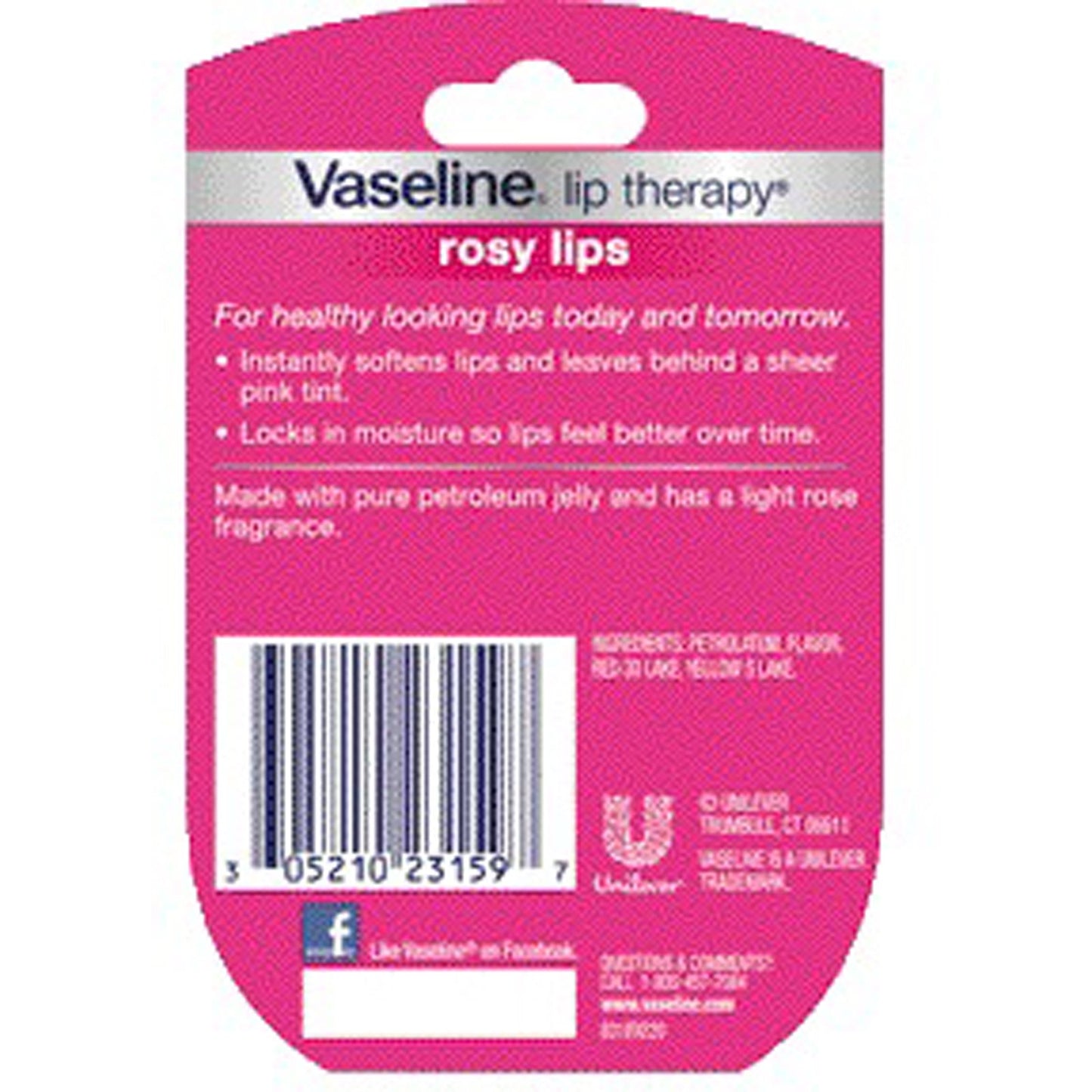 Vaseline, Lip Therapy, Rosy Lip Balm