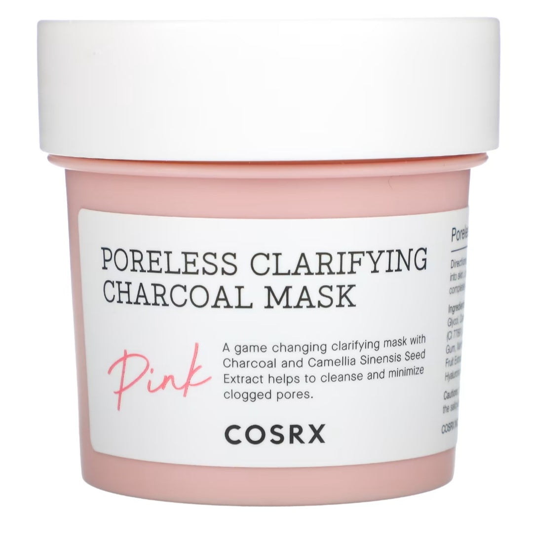 Cosrx, Poreless Clarifying  Charcoal Mask Pink