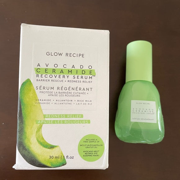 Glow Recipe, Avocado Ceramide Redness Relief Serum