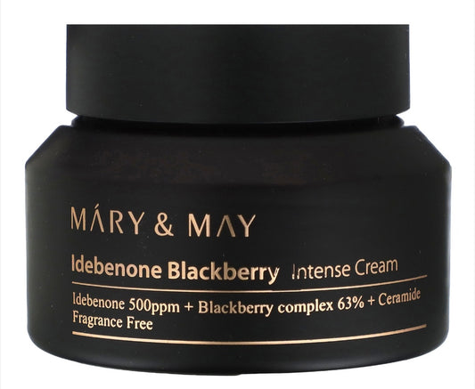 Mary & May
Idebenone Blackberry Intense Cream, 2.46 oz (70 g