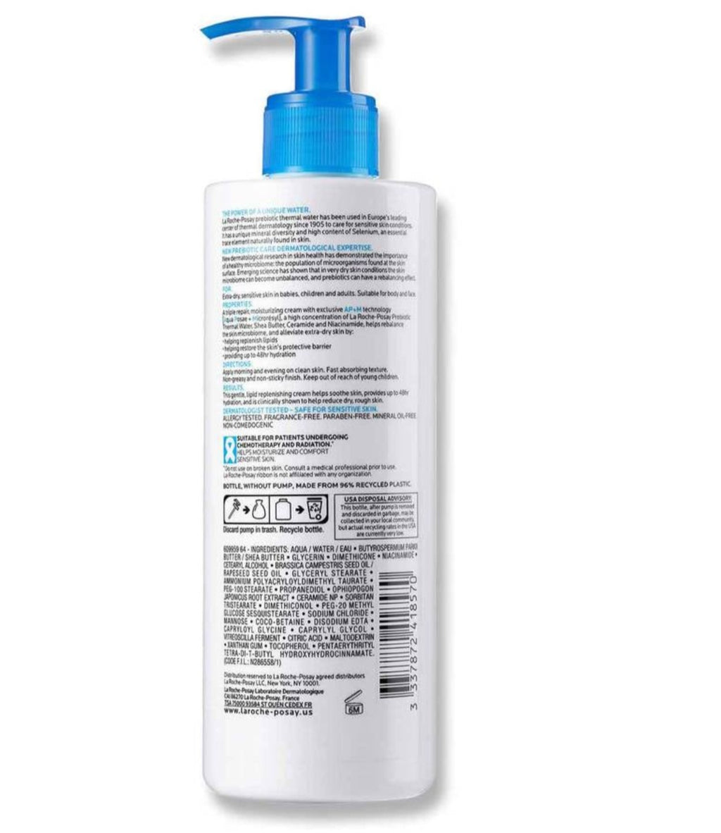 La Roche-Posay LIPIKAR AP+M TRIPLE REPAIR BODY MOISTURIZER FOR DRY SKIN