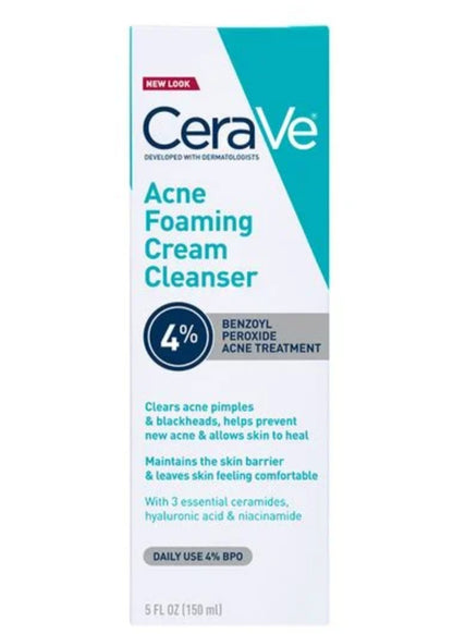 CeraVe, Acne Foaming Cream Cleanser