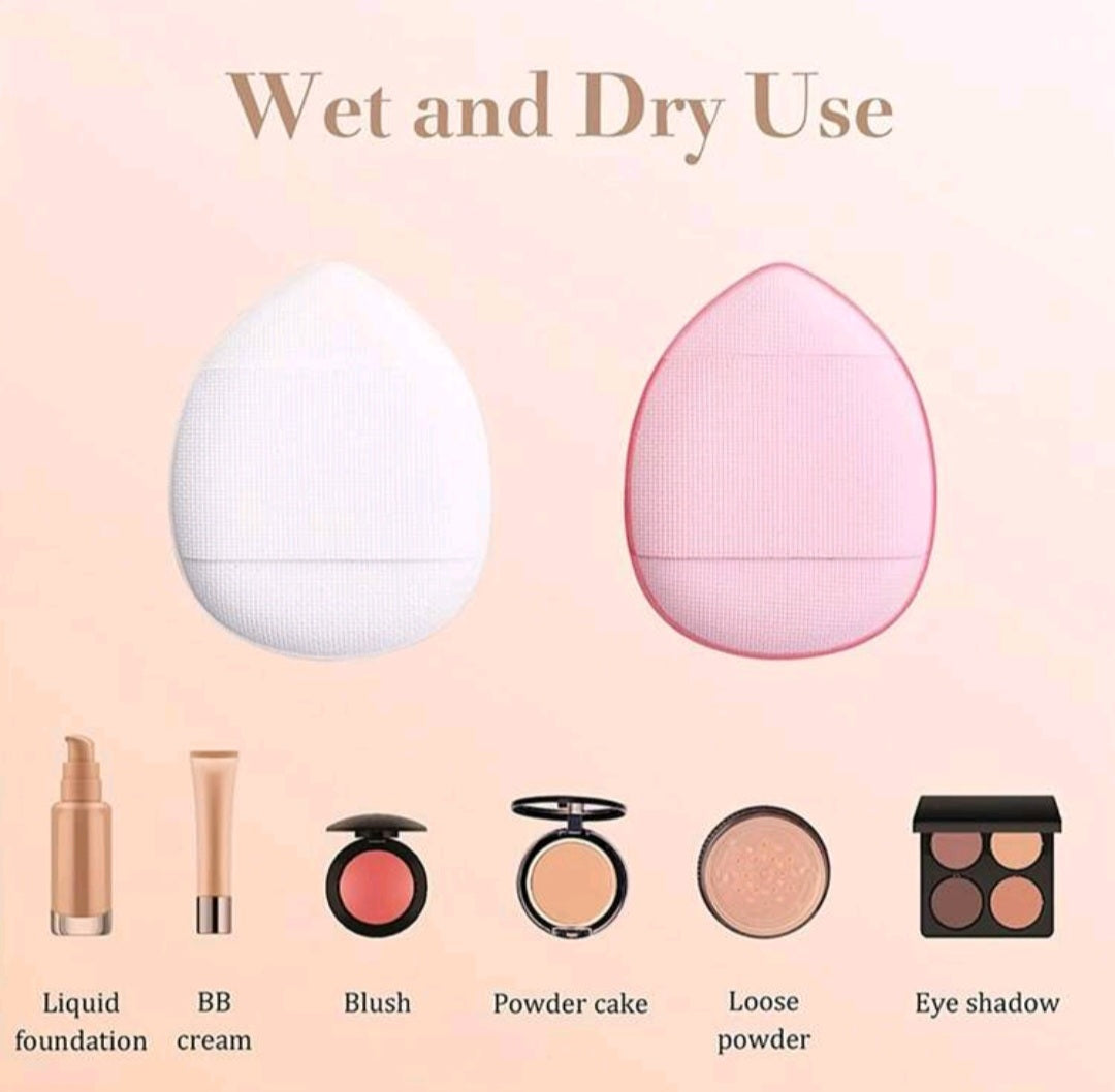 5pcs/1box Mini Finger Puff Foundation Powder