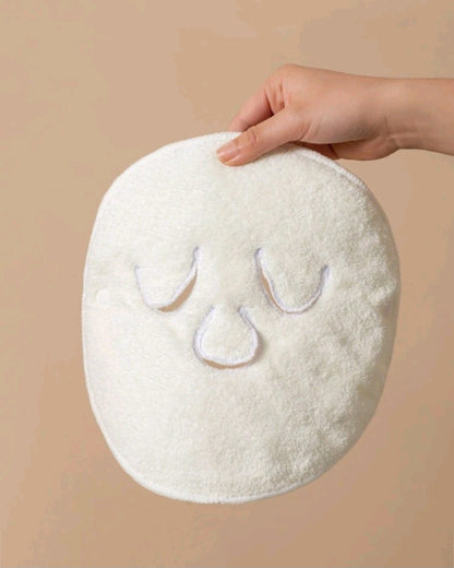Face Mask Towel,1Pc  Hot And Cold Compress Face Towel