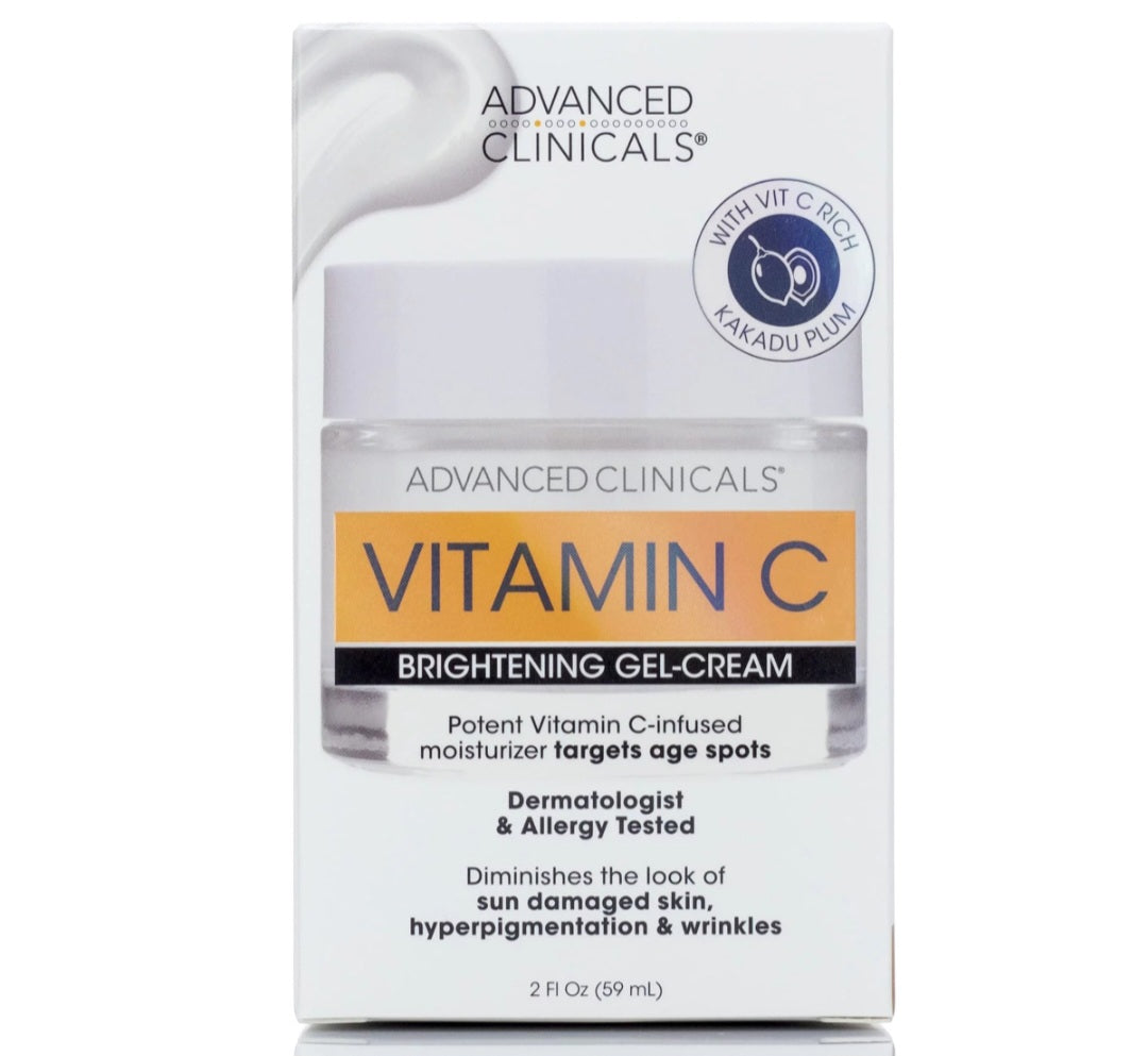 Advanced Clinicals
Vitamin C, Brightening Gel-Cream, 2 fl oz (59 ml