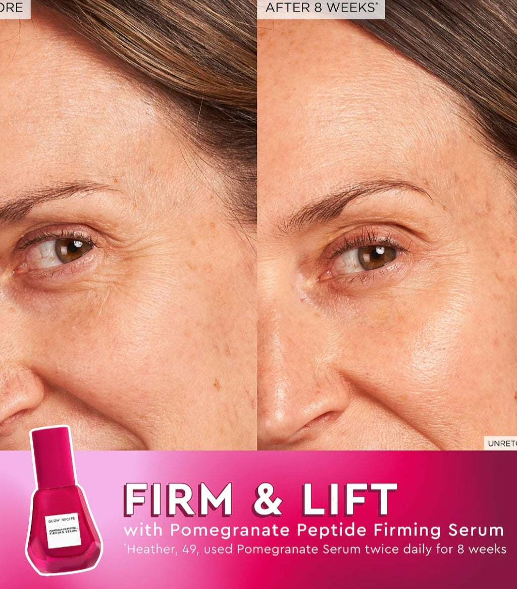 Glow Recipe
Pomegranate Peptide Firming Serum