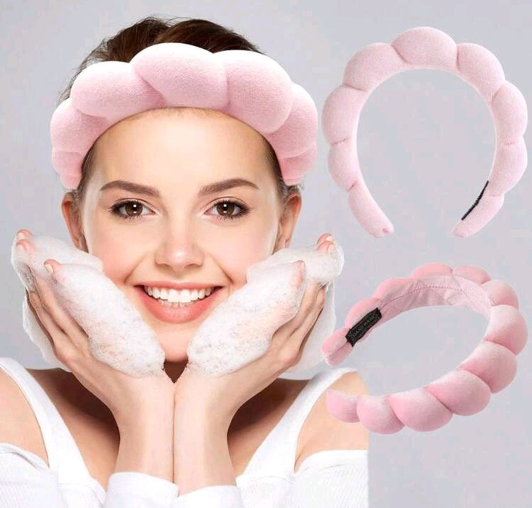 Women Spa Bubble Headband