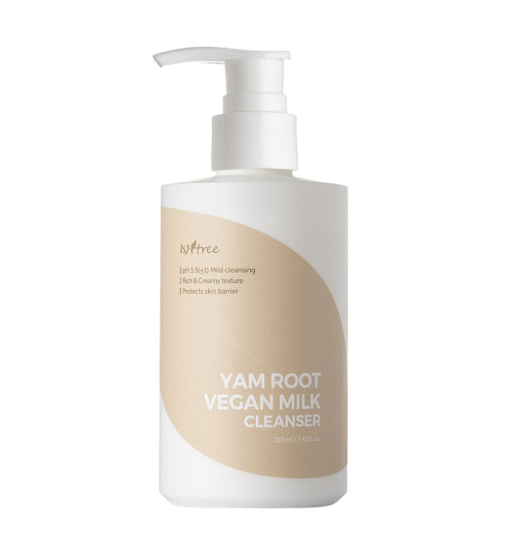 Isntree
Yam Root Vegan Milk Cleanser, 7.43 fl oz (220 ml)