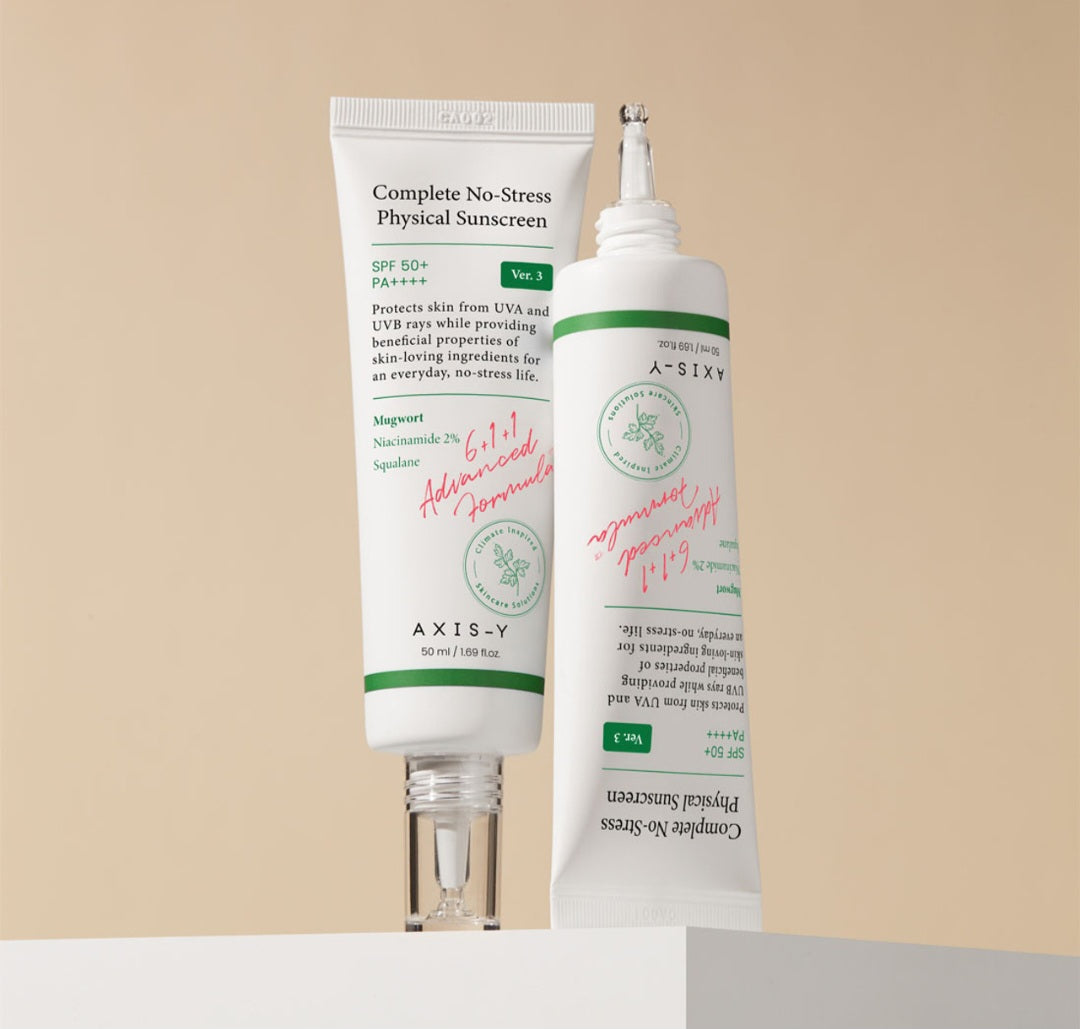 Axis-Y Complete No-Stress Physical Sunscreen SPF50+ PA++++ 50ml