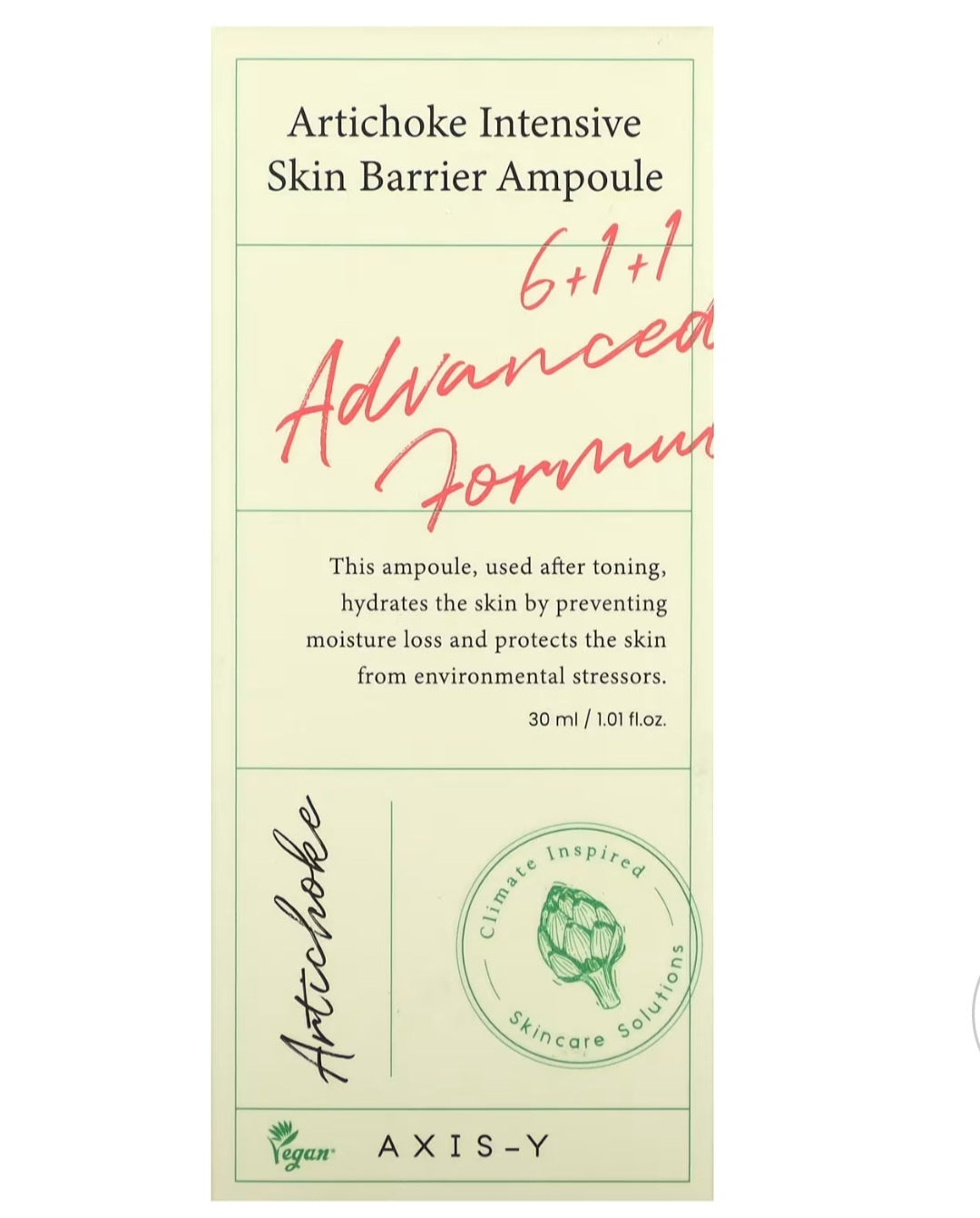 Axis-Y Artichoke Intensive Skin Barrier Ampoule