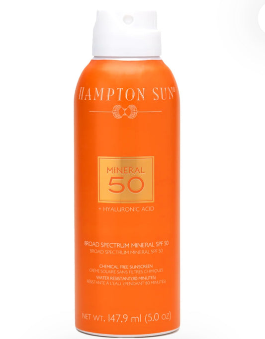 HAMPTON SUN
SPF 50 Mineral Mist