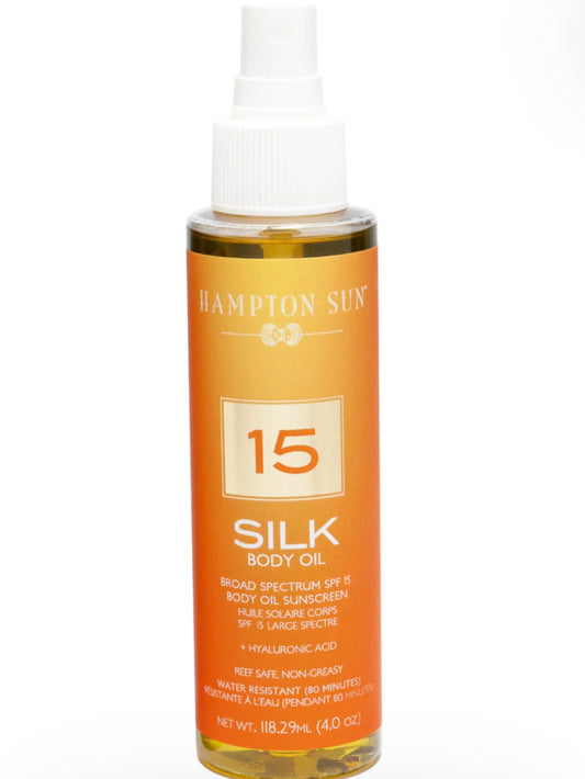 HAMPTON SUN
SILK Body Oil - SPF 15