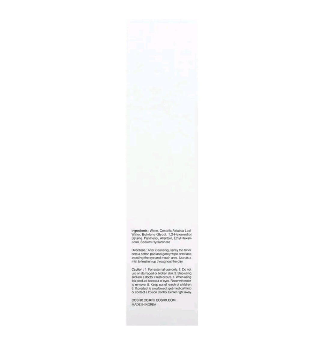 Cosrx Centella Water Alcohol-Free Toner, 5.07 fl oz (150 ml