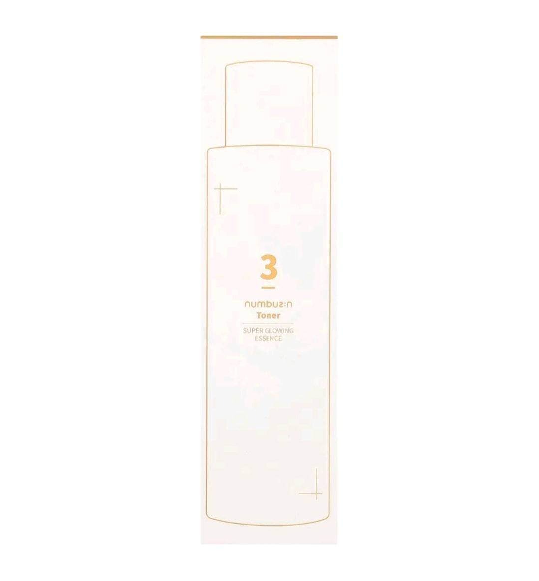 Numbuzin Super Glowing Essence Toner, No. 3, 6.76 fl oz (200 ml)