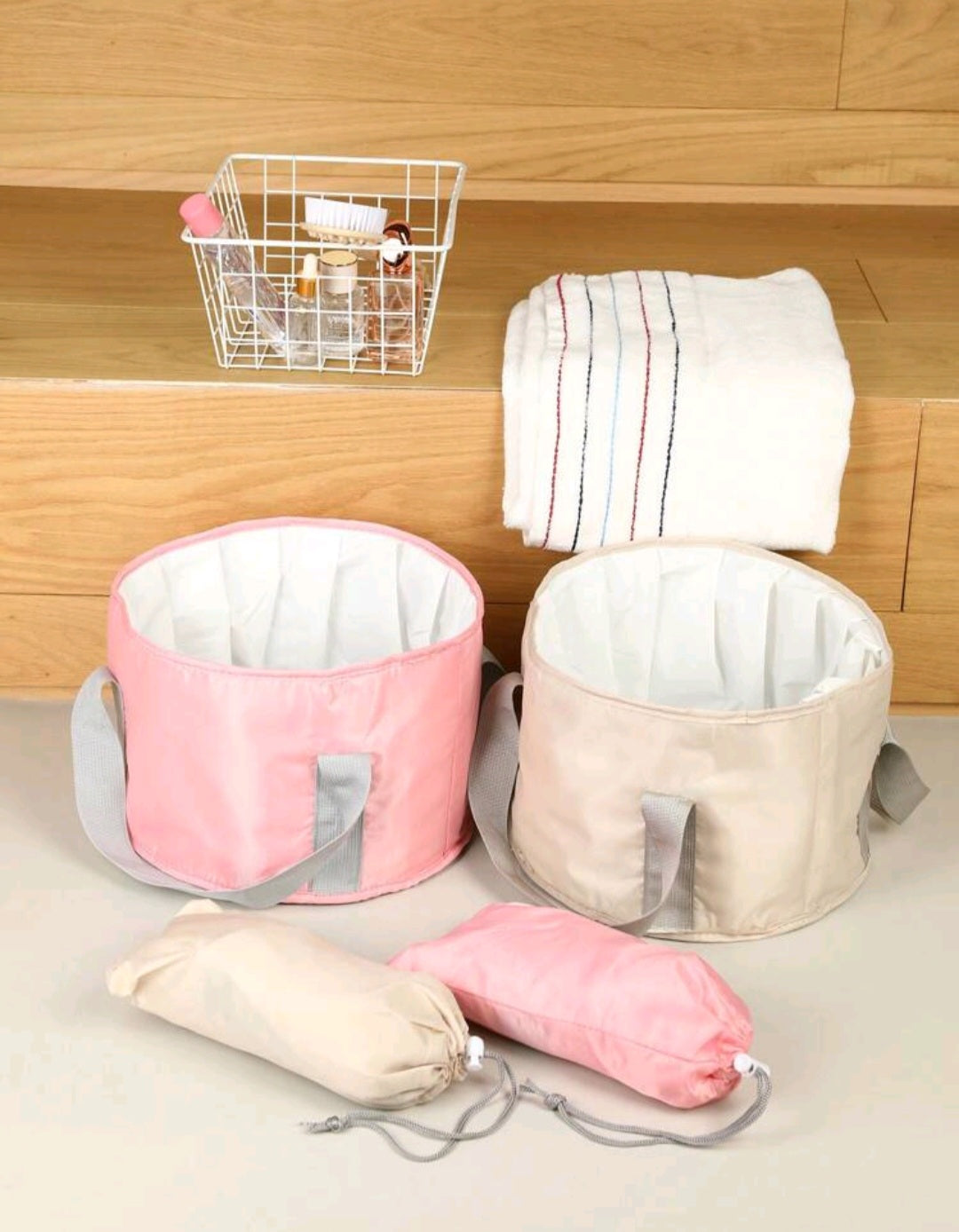 Foldable Foot Spa Soaking Bag Portable