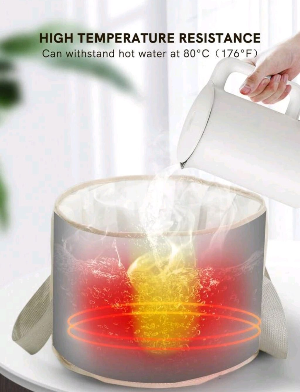 Foldable Foot Spa Soaking Bag Portable