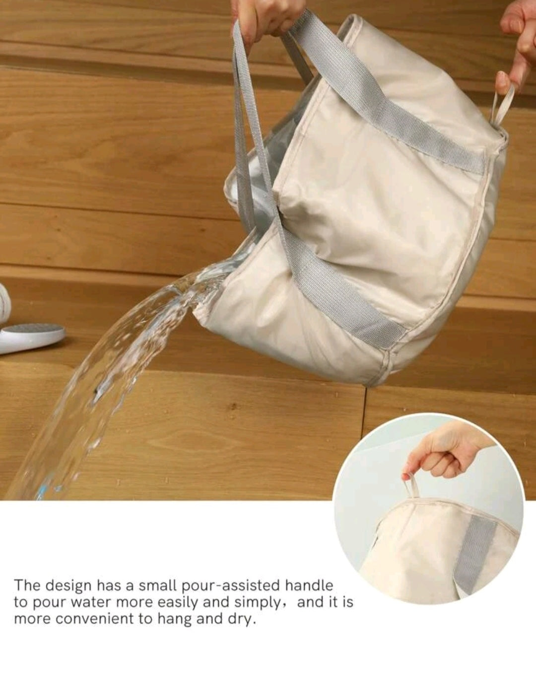 Foldable Foot Spa Soaking Bag Portable