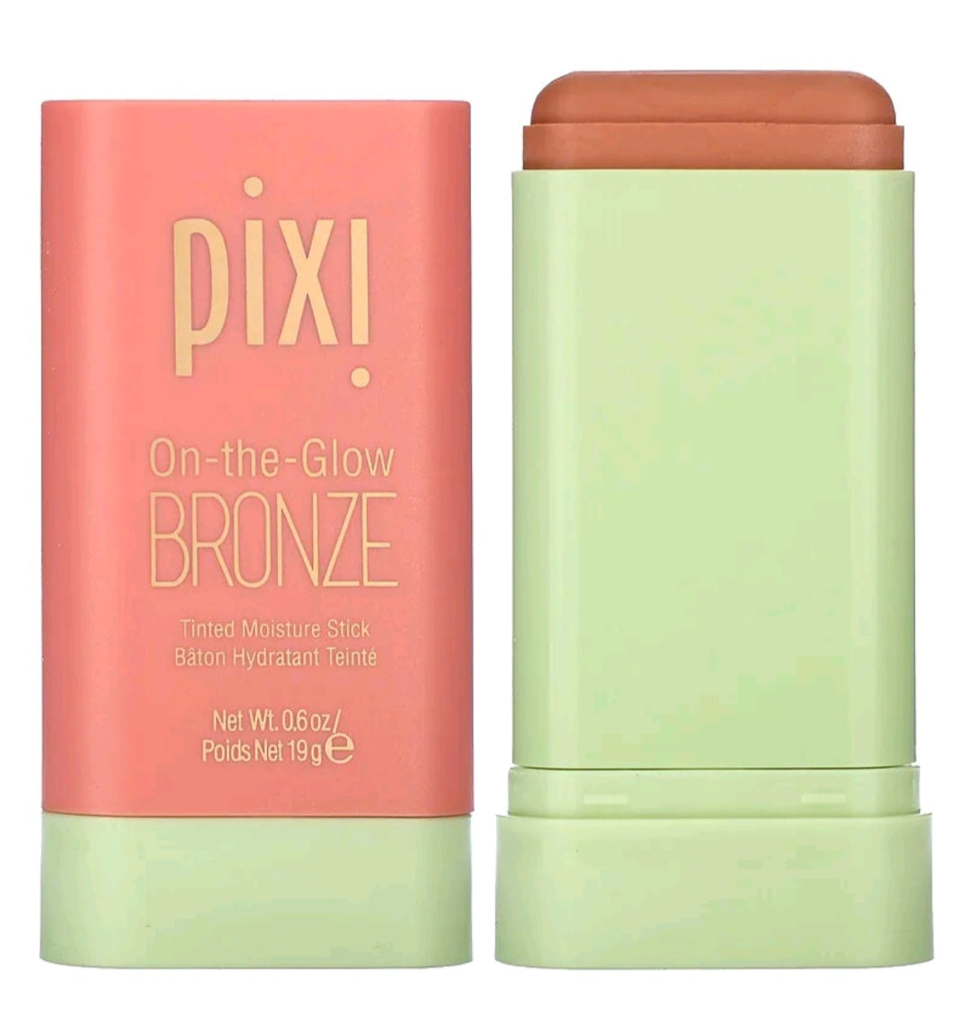 Pixi Beauty On-the-Glow Bronze, Tinted Moisture Stick, Warm Glow, 0.6 oz (19 g)