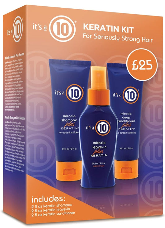 It's a 10 Haircare Miracle Leave-In Plus Keratin Travel Set