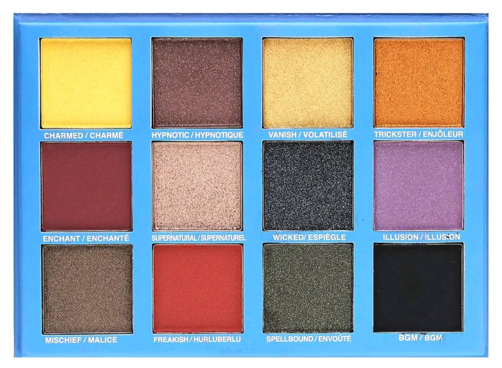 Black Radiance Brilliant Effects, Eye Shadow Palette, Midnight Magic, 0.38 oz (11 g)