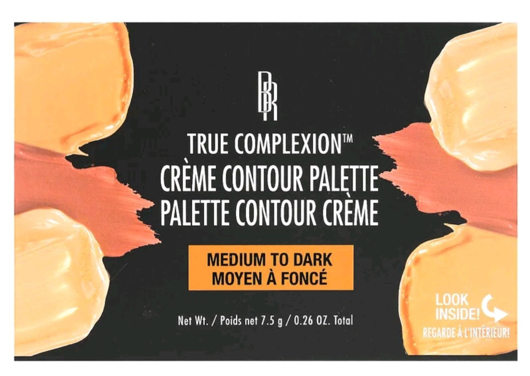 Black Radiance True Complexion, Creme Contour Palette, 8323 Medium to Dark, 0.26 oz (7.5 g)