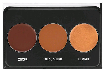 Black Radiance True Complexion, Creme Contour Palette, 8323 Medium to Dark, 0.26 oz (7.5 g)