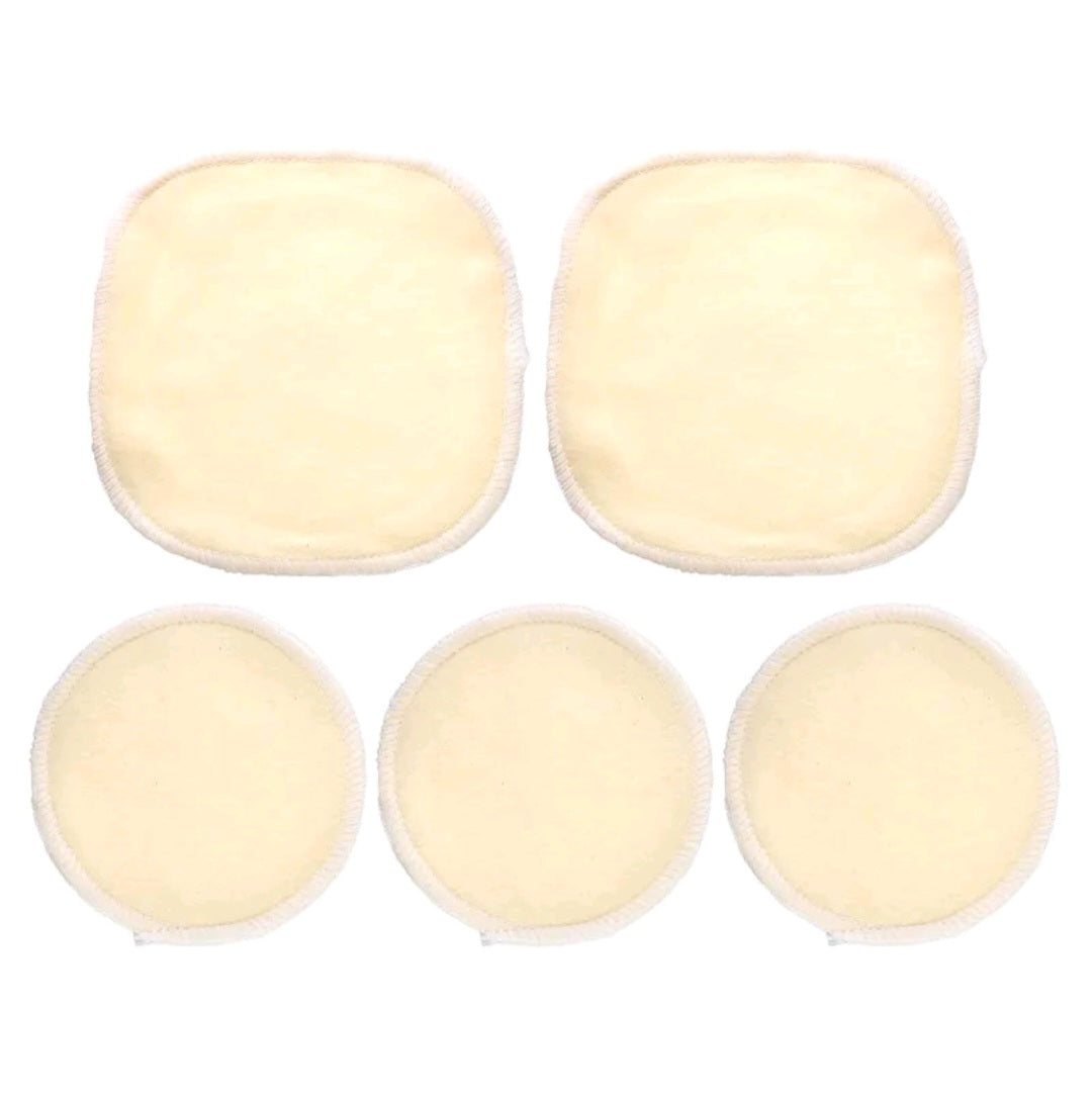 Afterspa Reusable Cotton Make Up Removers + Laundry Bag, 6 Piece Set