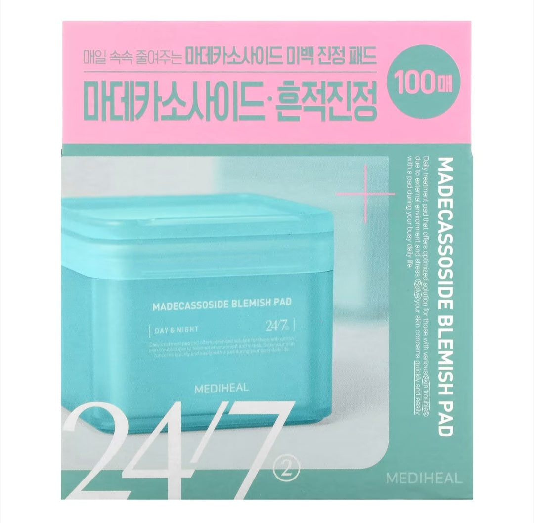 MEDIHEAL
Madecassoside Blemish Pad, 100 Pads, 5.74 fl oz (170 ml)