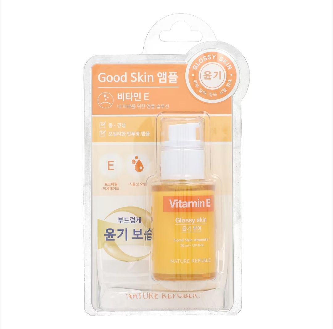 Nature Republic
Good Skin, Vitamin E Ampoule, 1.01 fl oz (30 ml)