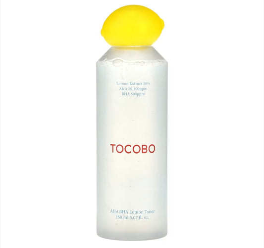 Tocobo
AHA BHA Lemon Toner, 5.07 fl oz (150 ml)