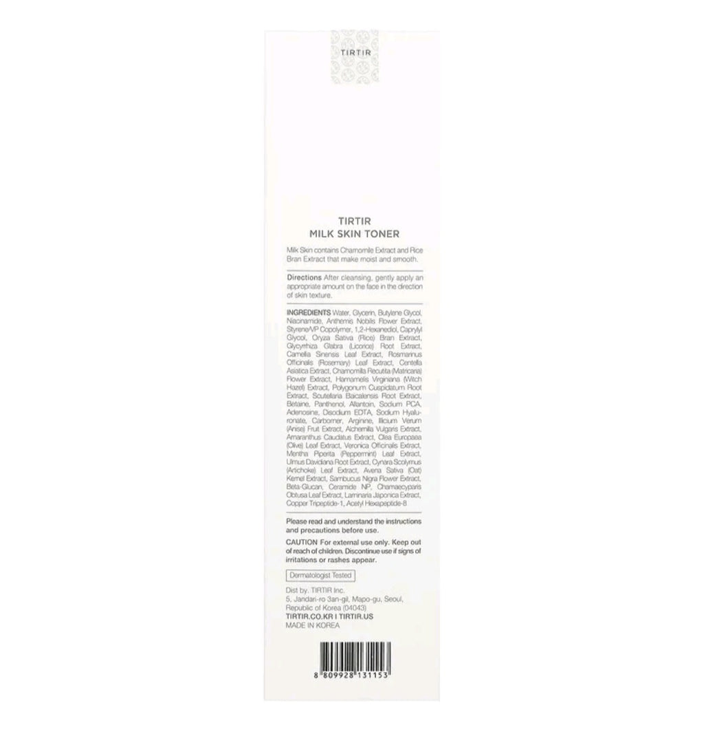 TIRTIR Milk Skin Toner, 5.07 fl oz (150 ml)