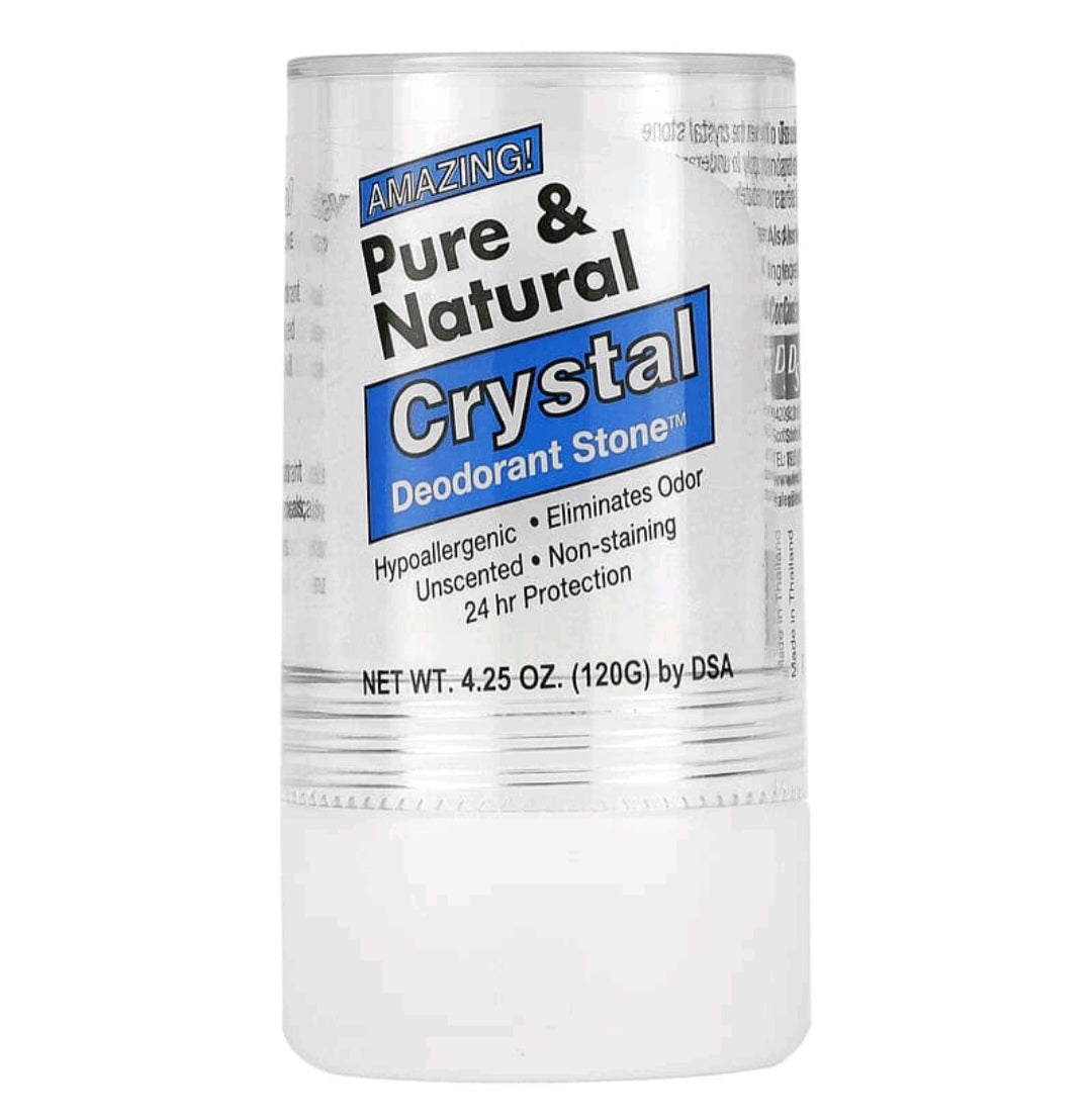 Thai Crystal  Deodorant Stone Pure & Natural, Crystal Deodorant Stone, 4.25 oz (120 g)