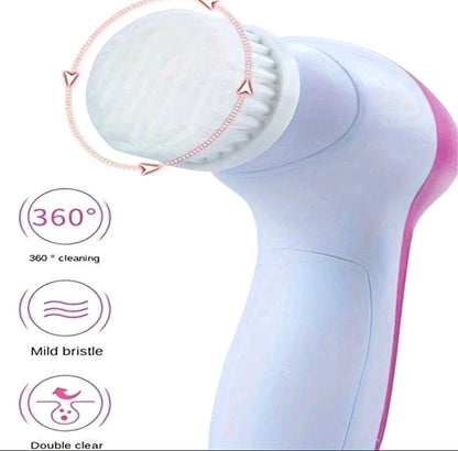 Electric 5 In 1 Facial Cleansing Brush