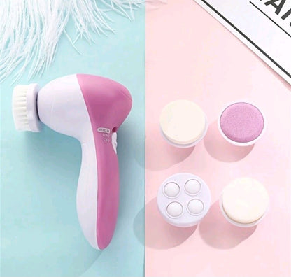 Electric 5 In 1 Facial Cleansing Brush