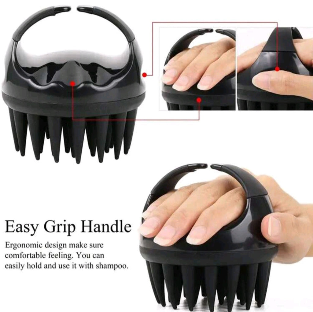 Scalp Massager Shampoo brush with Soft Silicone Bristles