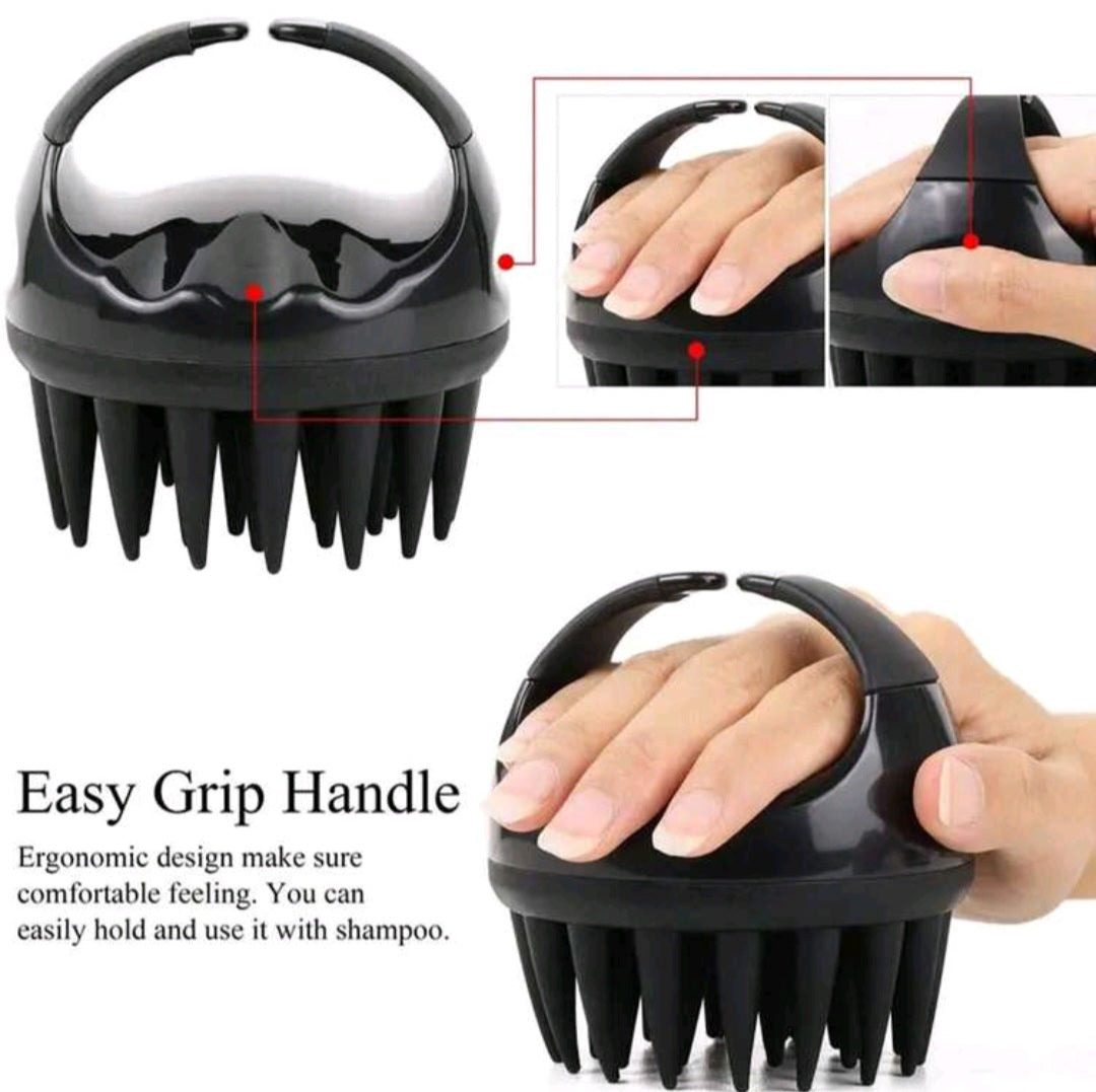 Scalp Massager Shampoo brush with Soft Silicone Bristles