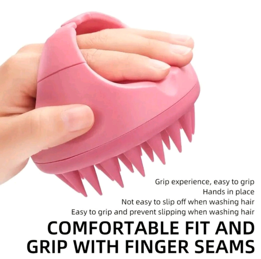 Scalp Massager Shampoo brush with Soft Silicone Bristles