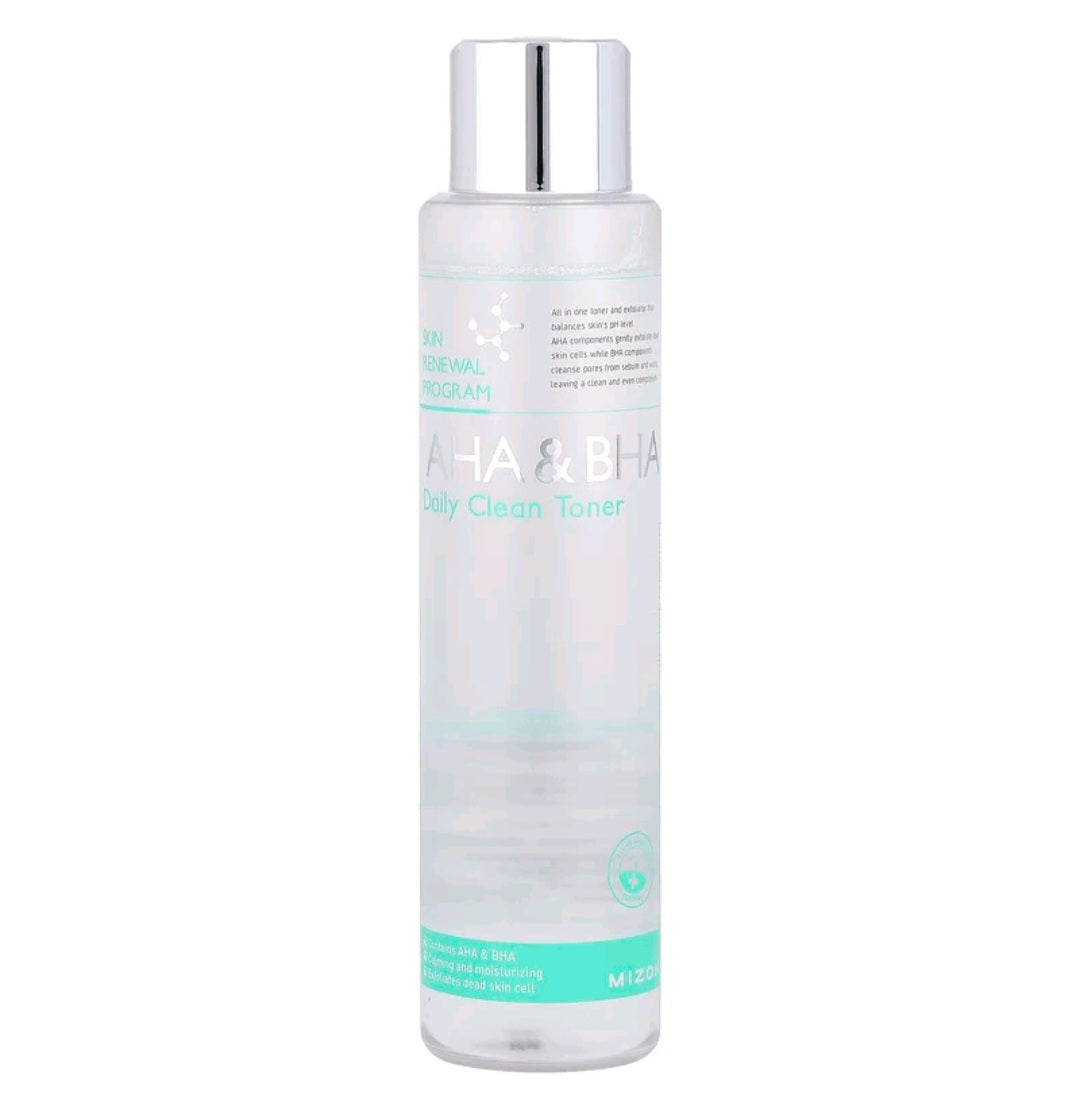 Mizon AHA & BHA Daily Clean Toner, 5.07 fl oz (150 ml)