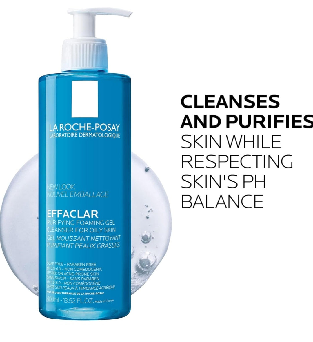 La Roche - Posay, TOLERIANE PURIFYING FOAMING FACIAL WASH