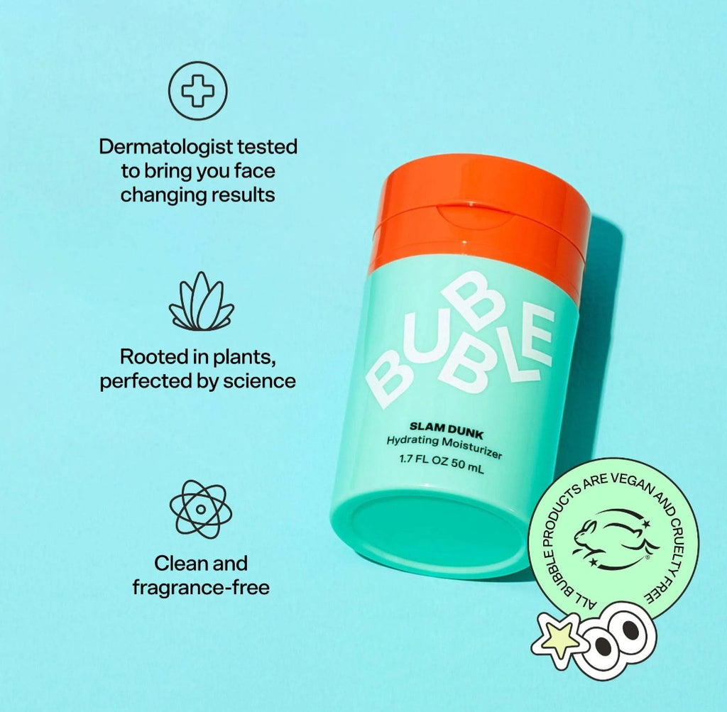 Bubble skincare Slam Dunk
HYDRATING MOISTURIZER