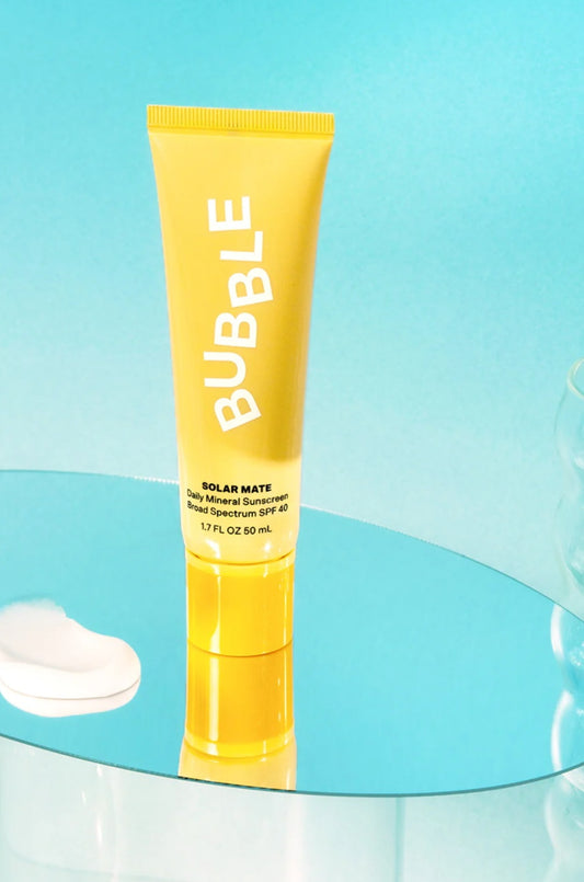 Bubble skincare Solar Mate
Invisible Daily Mineral Sunscreen Broad Spectrum SPF 40