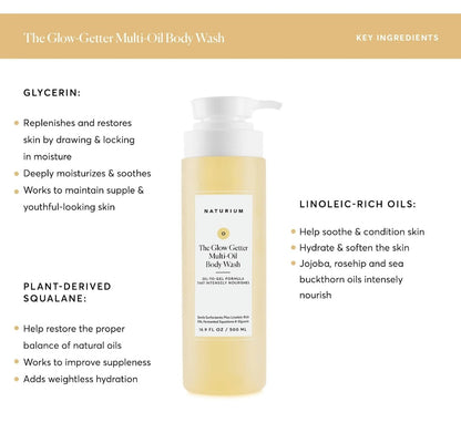 NATURIUM
The Glow Getter Multi-Oil Hydrating Body Wash