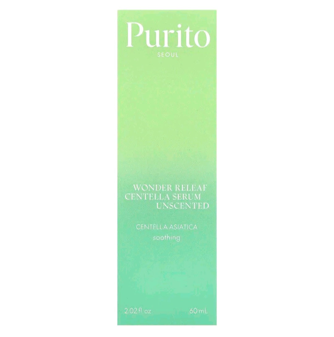 Purito Wonder Releaf Centella Serum, Unscented , 2.02 fl oz (60 ml)