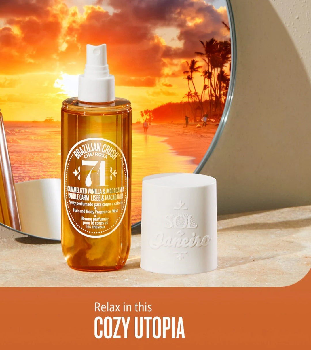 Sol de Janeiro
Brazilian Crush Cheirosa ’71 Hair & Body Fragrance Mist - 3.0 oz/ 90 ml